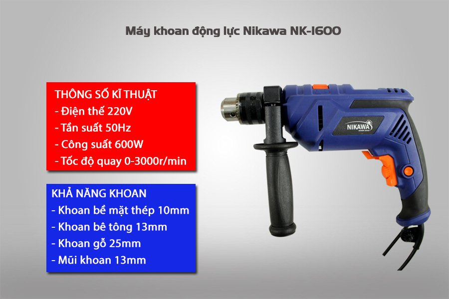 Máy khoan động lực Nikawa NK-I600 1 https://fesviet.vn/may-khoan-dong-luc-nikawa-nk-id85/